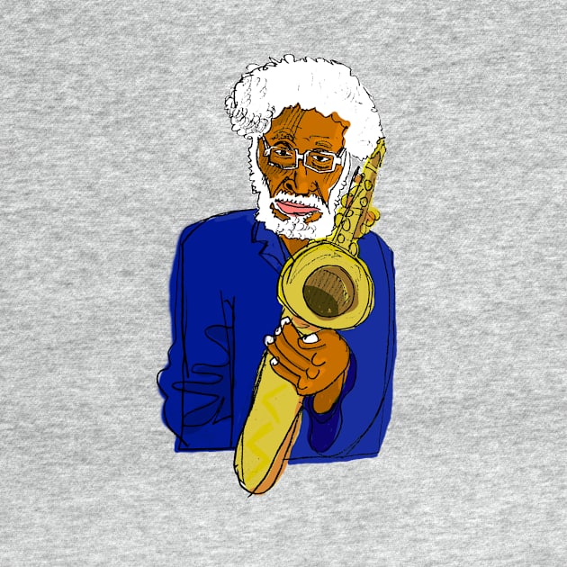 Sonny Rollins Sketch by SPINADELIC